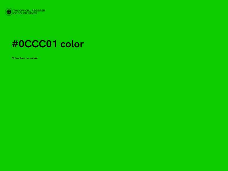 #0CCC01 color image