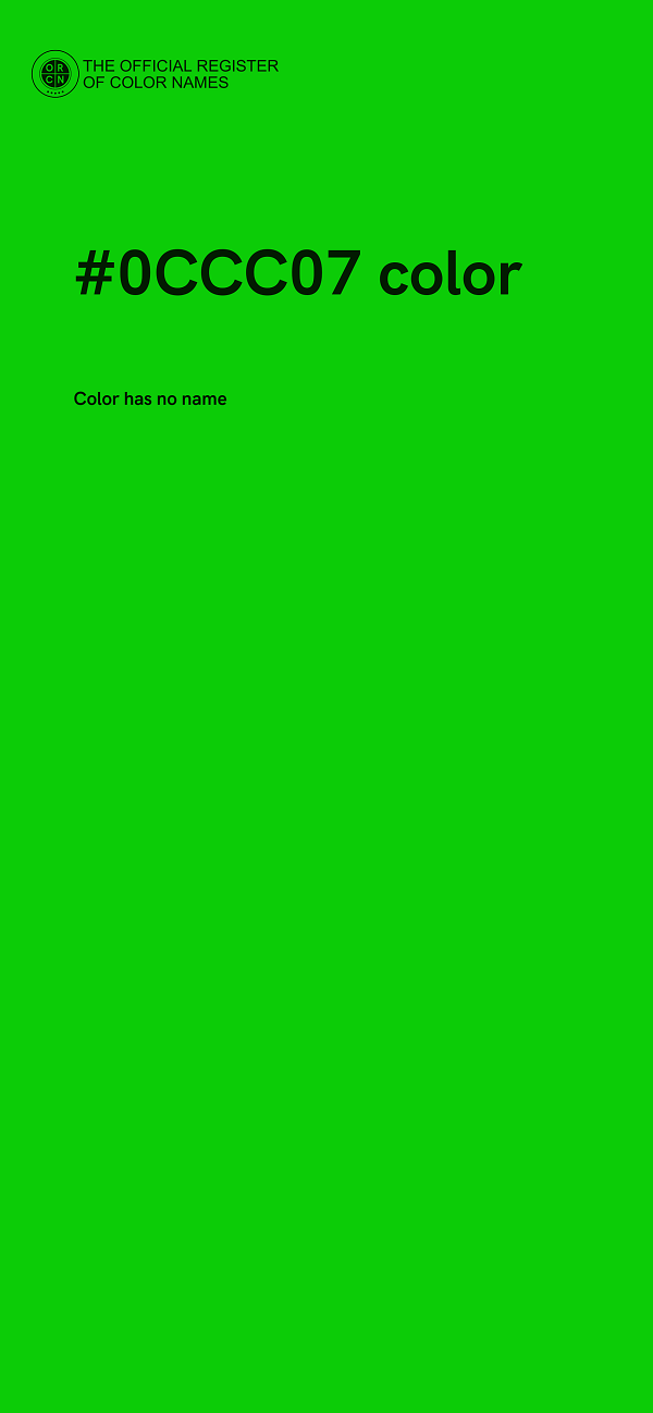 #0CCC07 color image
