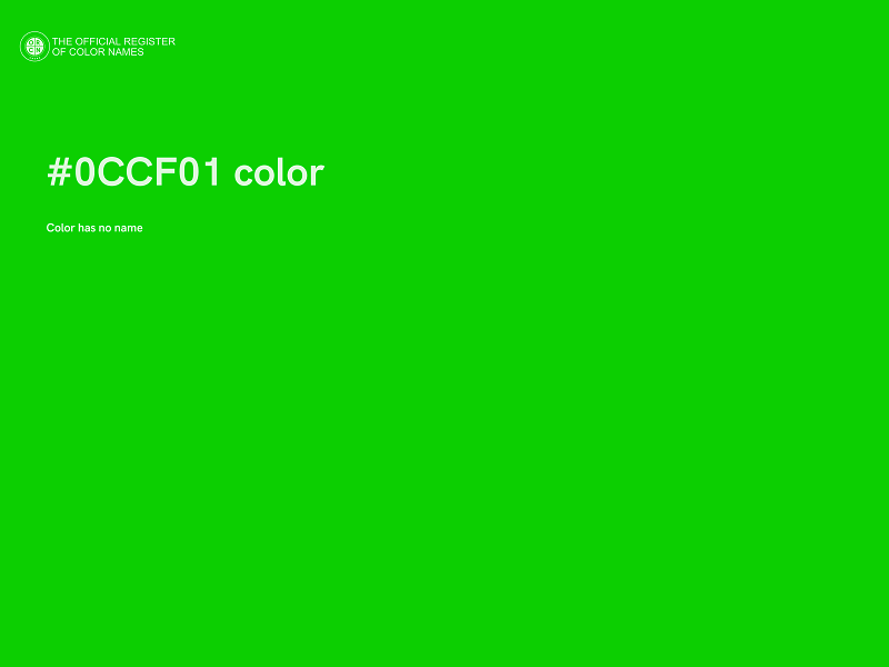 #0CCF01 color image