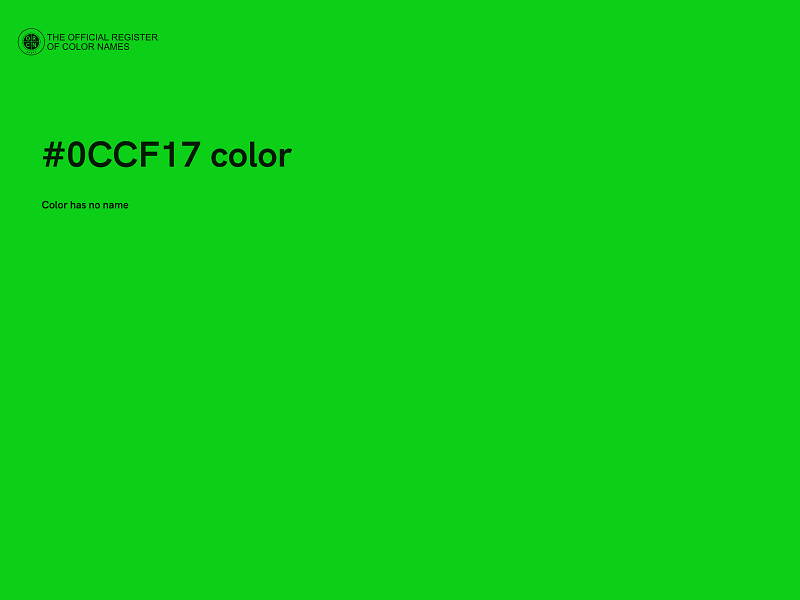 #0CCF17 color image