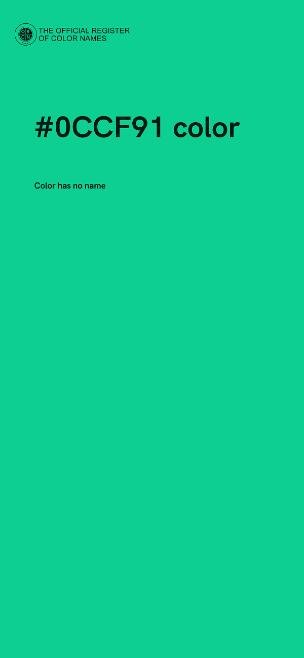 #0CCF91 color image