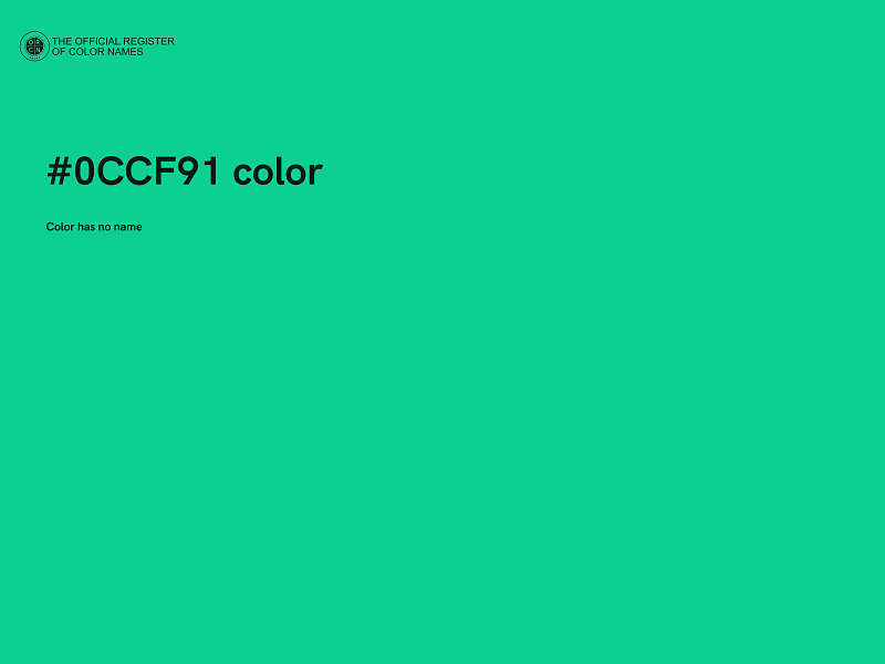 #0CCF91 color image