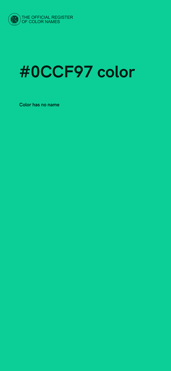 #0CCF97 color image
