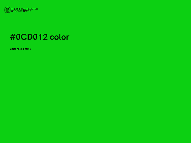 #0CD012 color image