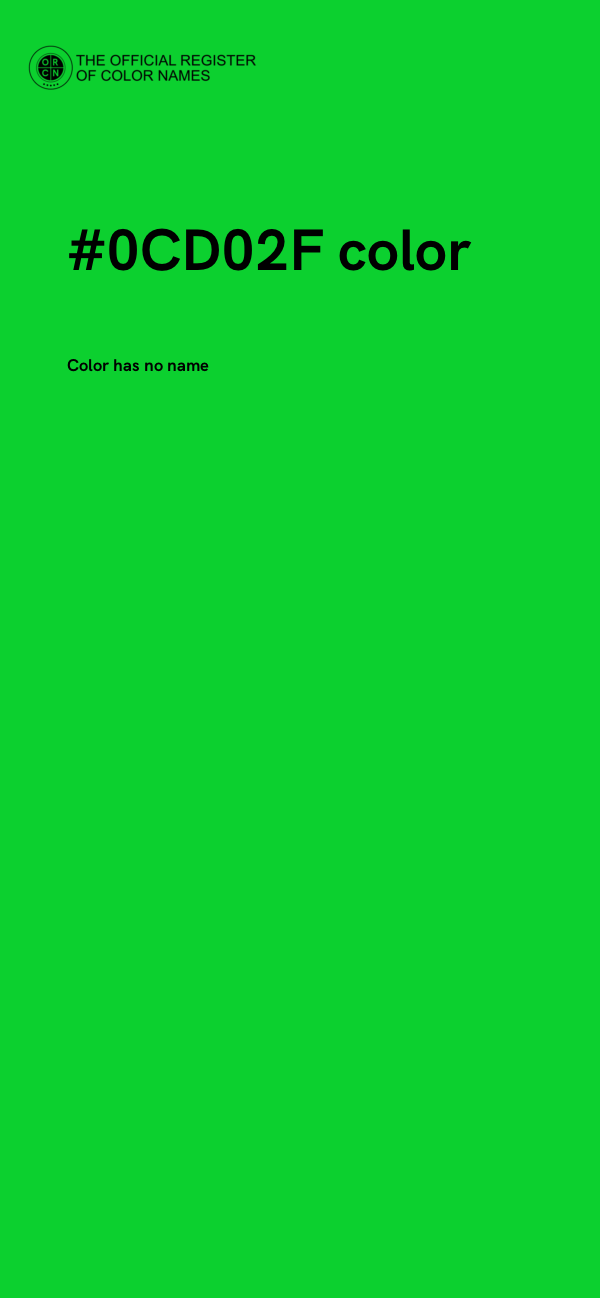 #0CD02F color image