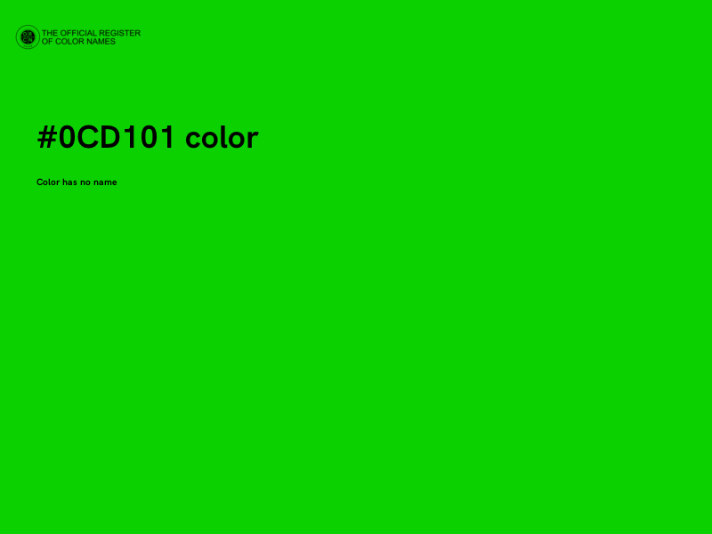 #0CD101 color image