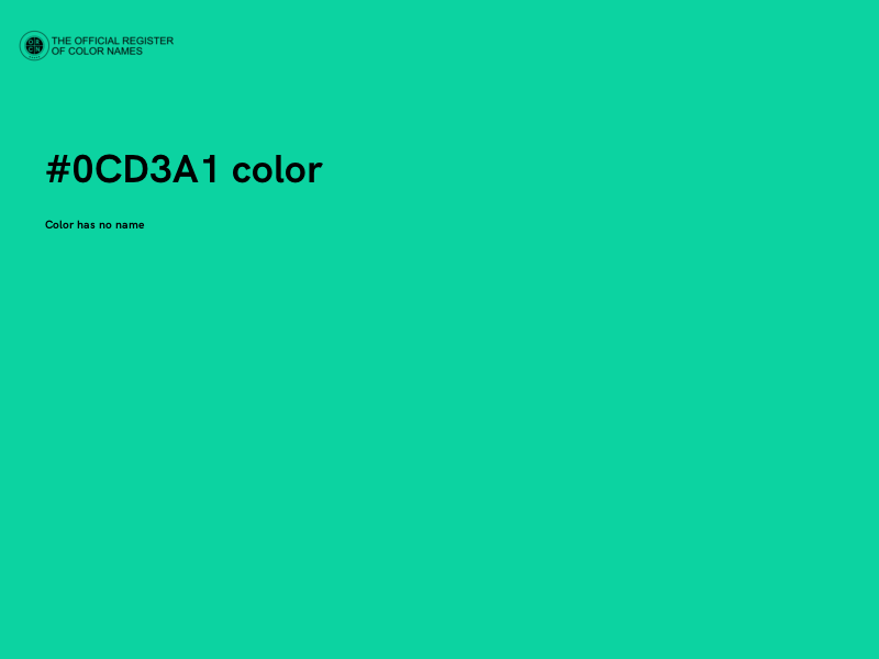 #0CD3A1 color image