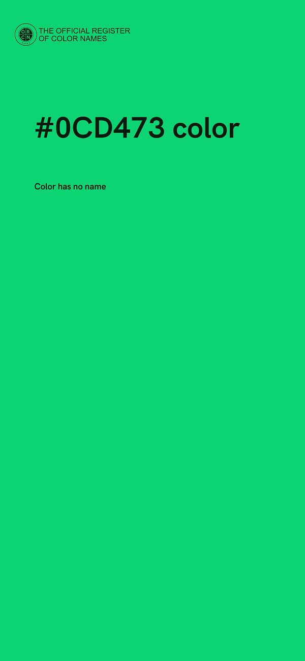 #0CD473 color image