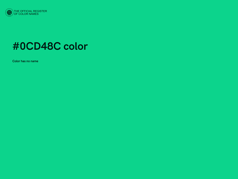 #0CD48C color image