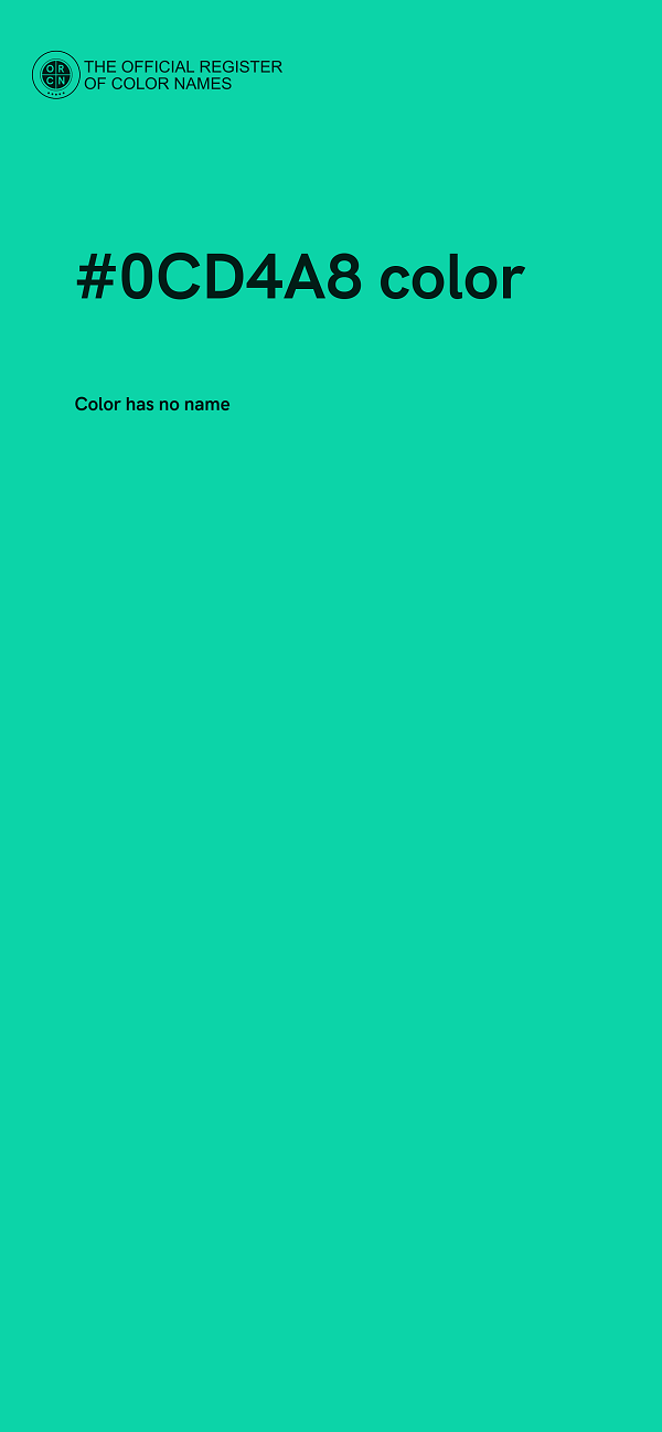 #0CD4A8 color image