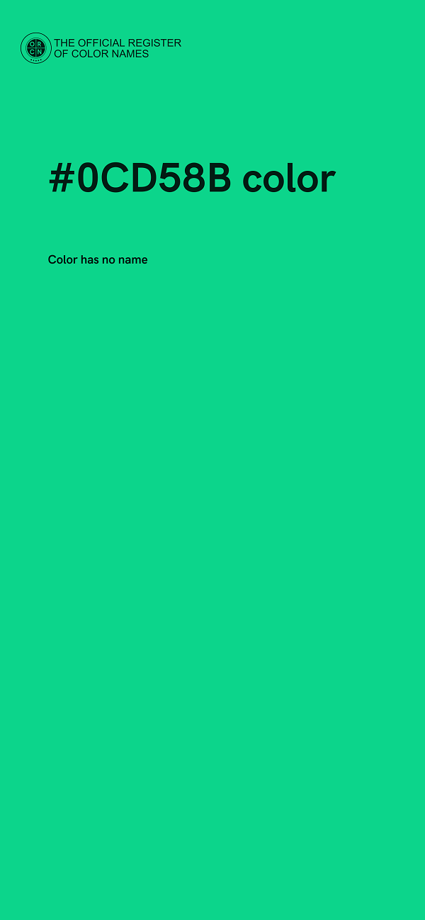#0CD58B color image