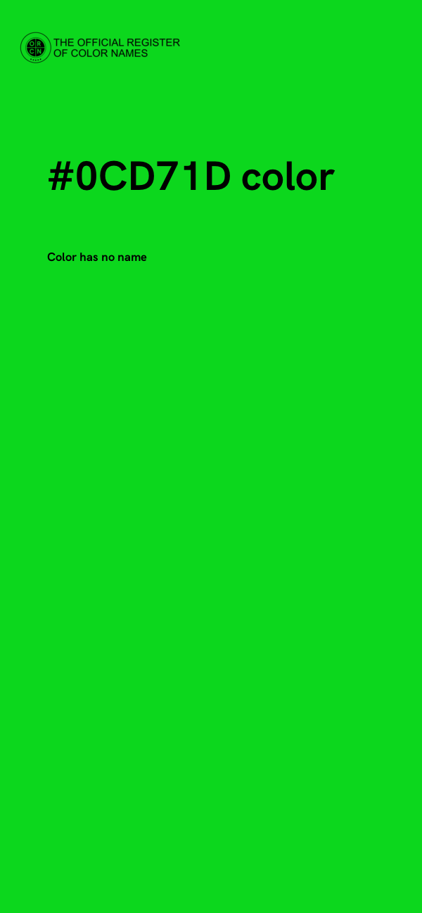 #0CD71D color image