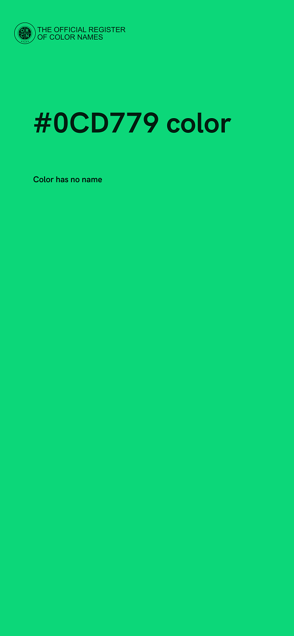 #0CD779 color image