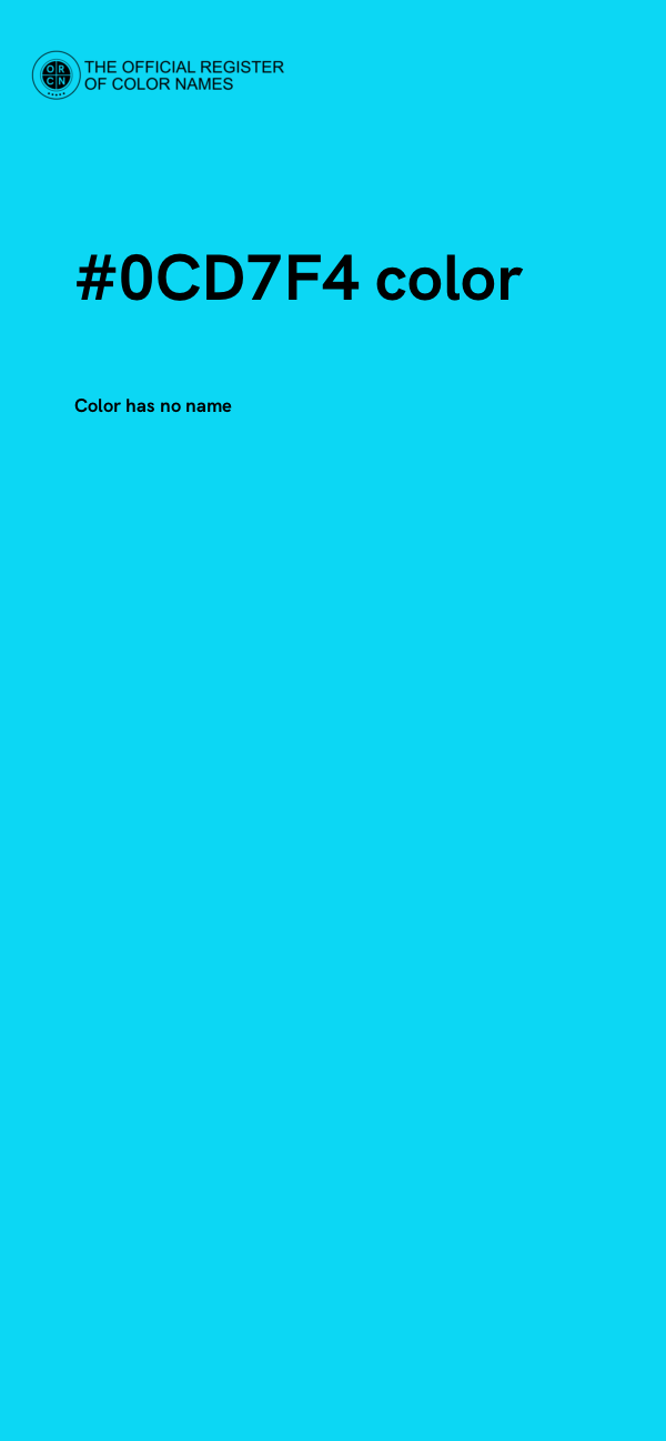 #0CD7F4 color image