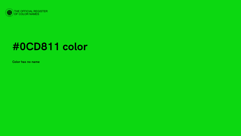 #0CD811 color image