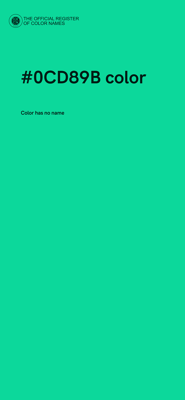#0CD89B color image