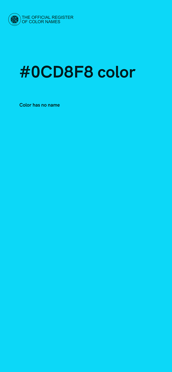 #0CD8F8 color image