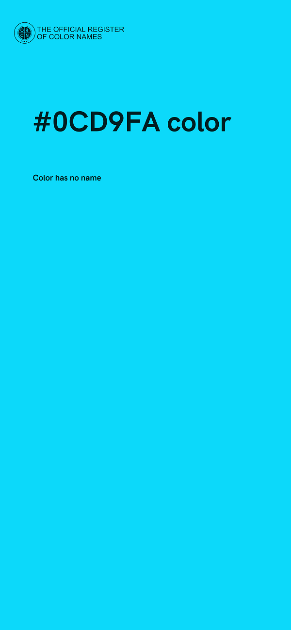 #0CD9FA color image