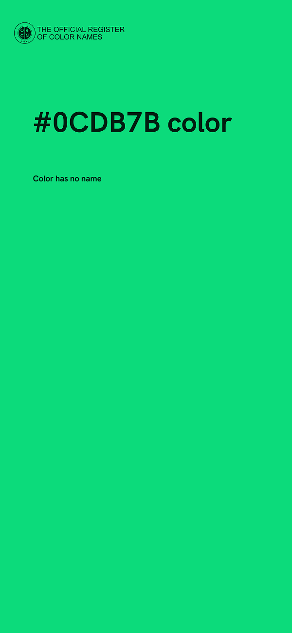 #0CDB7B color image