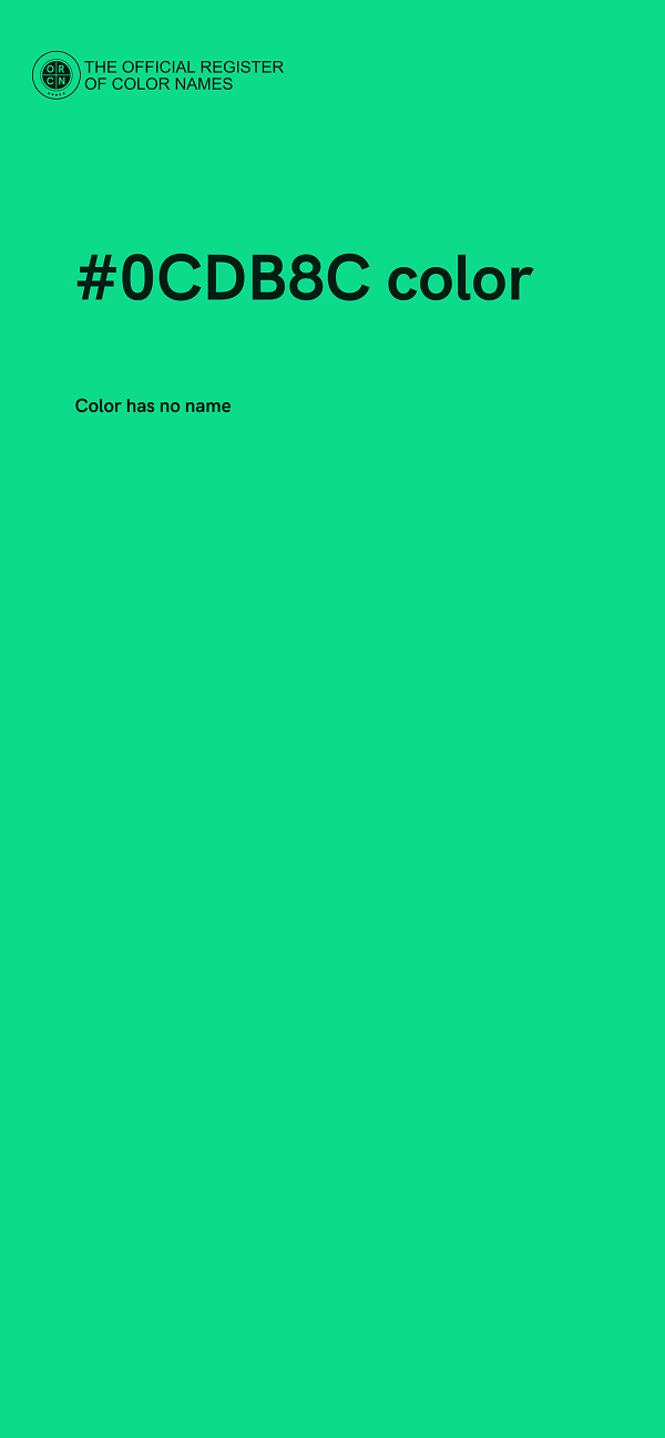 #0CDB8C color image