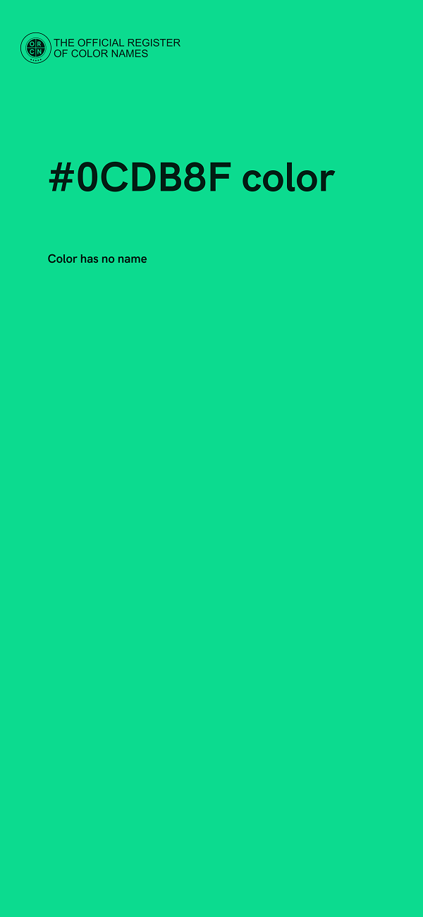 #0CDB8F color image