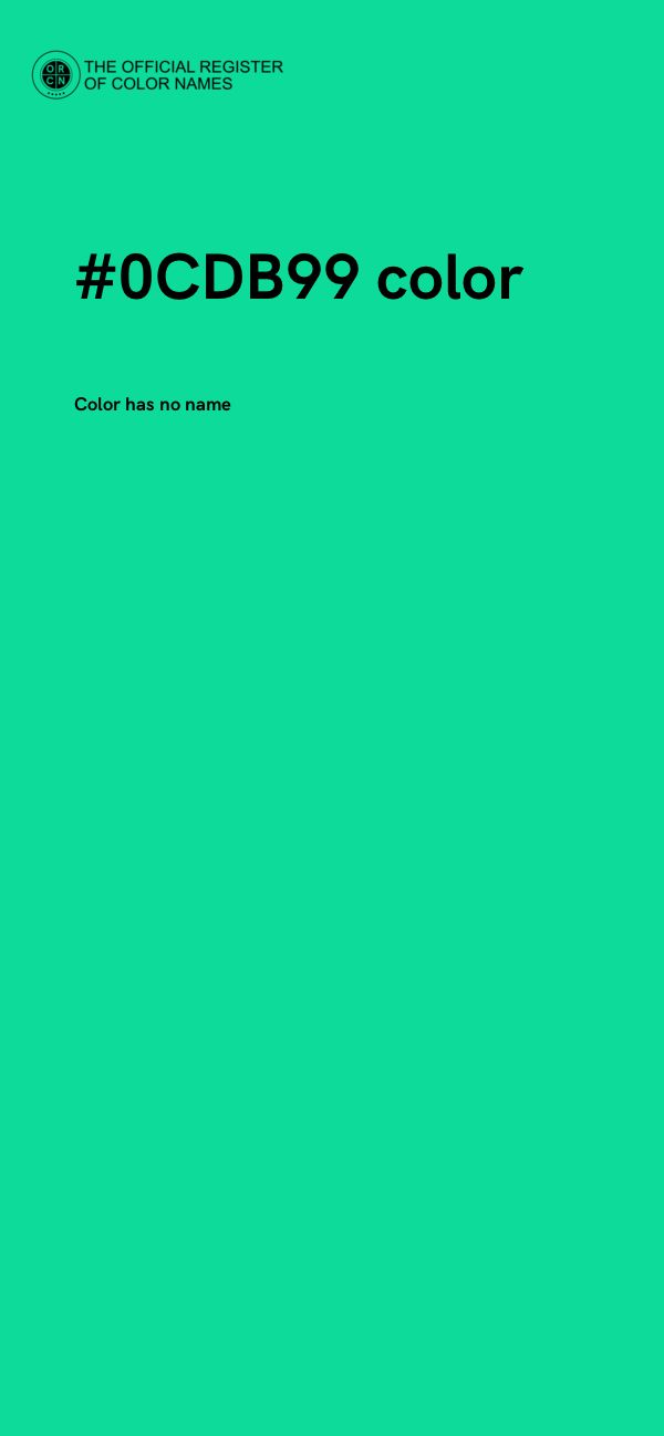 #0CDB99 color image