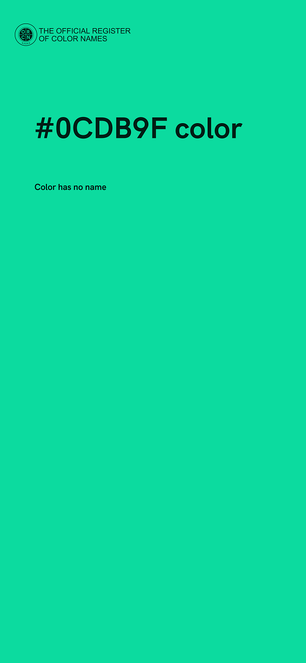#0CDB9F color image