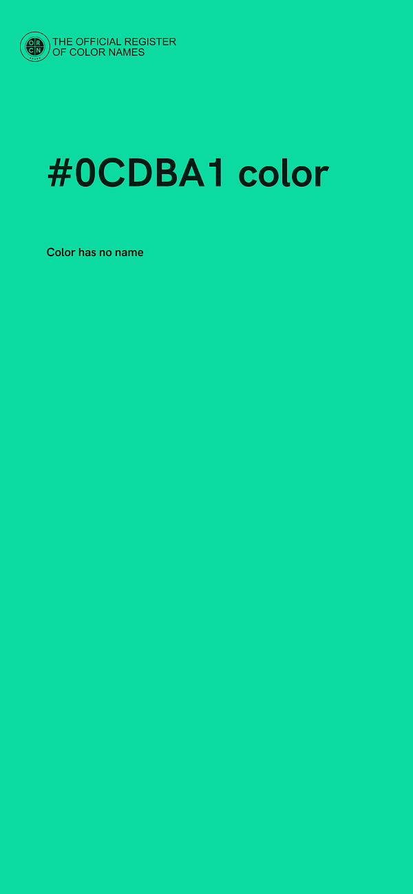 #0CDBA1 color image