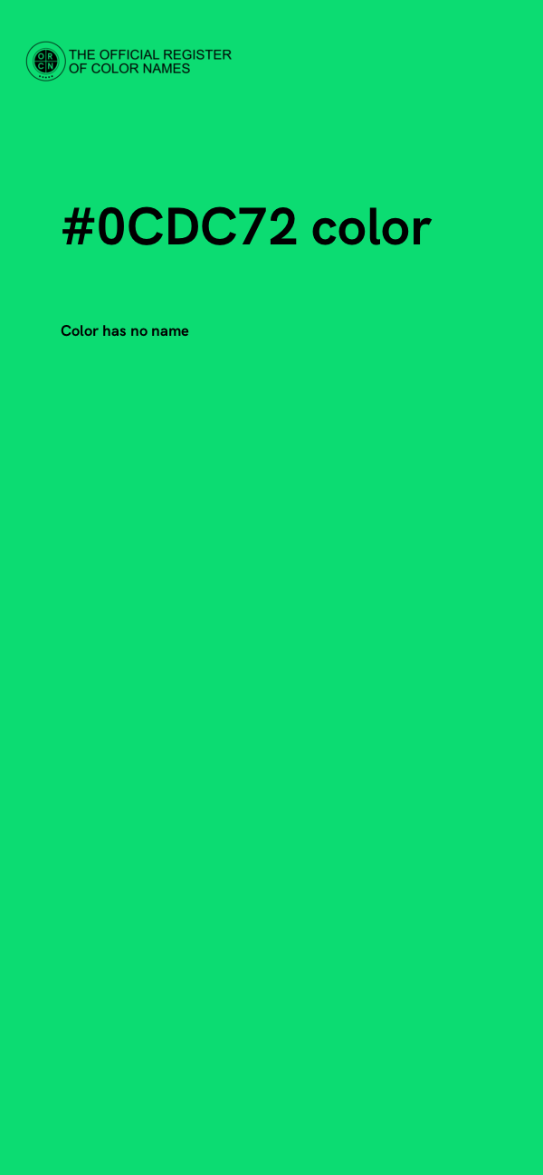 #0CDC72 color image