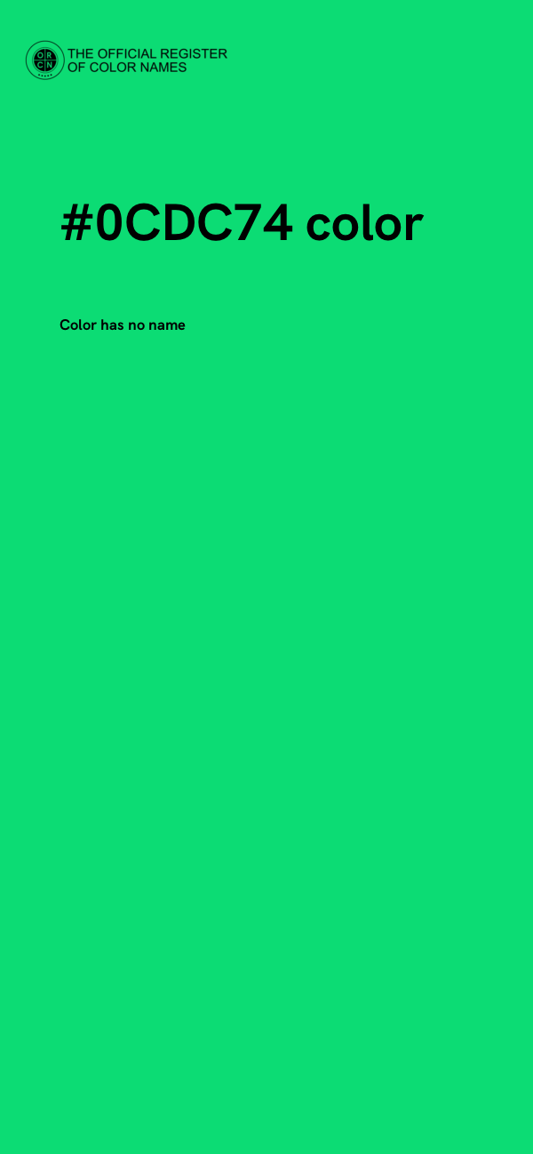 #0CDC74 color image