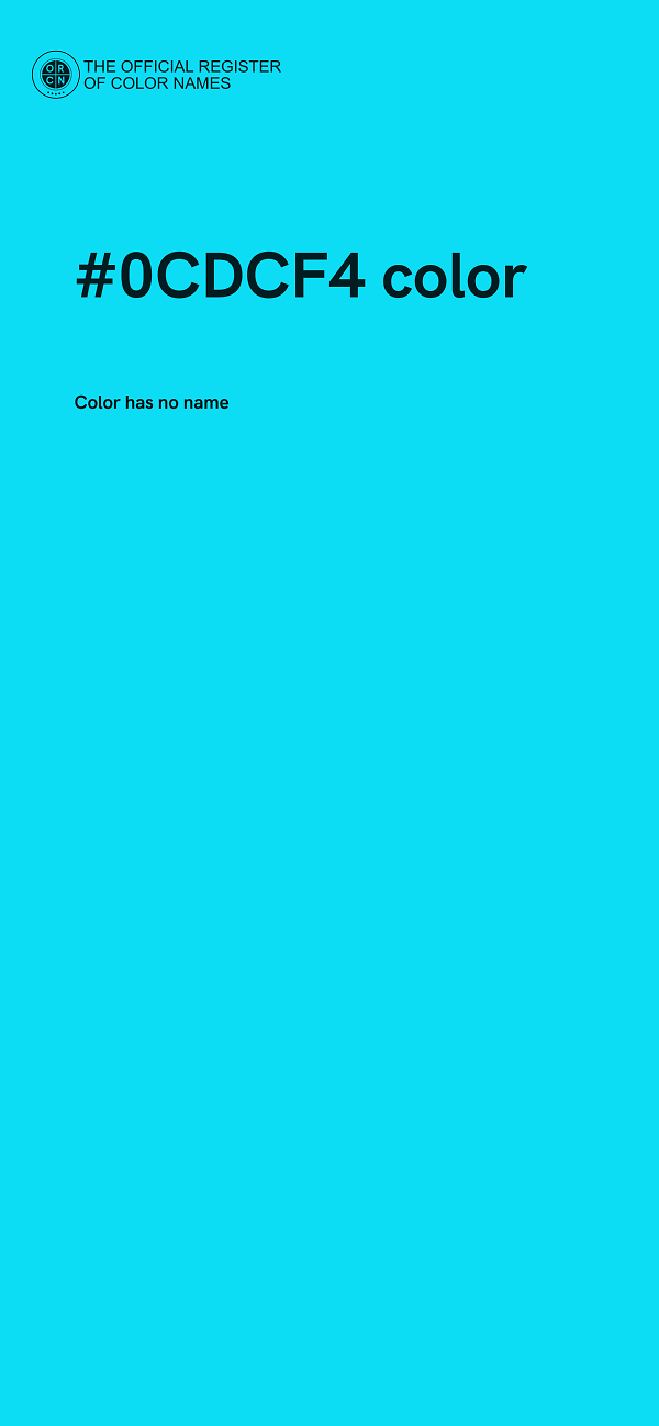 #0CDCF4 color image