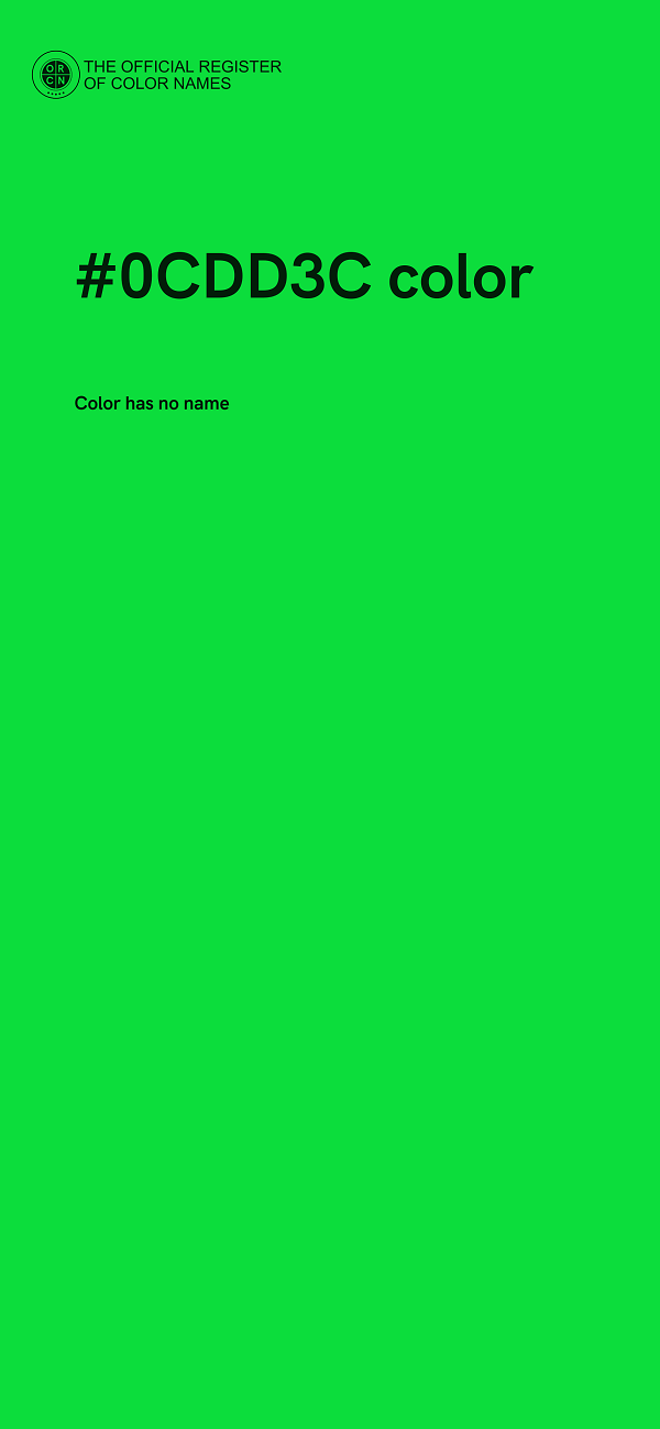 #0CDD3C color image