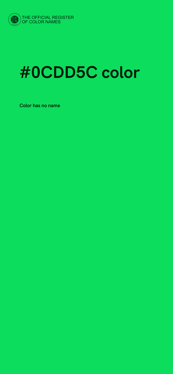 #0CDD5C color image