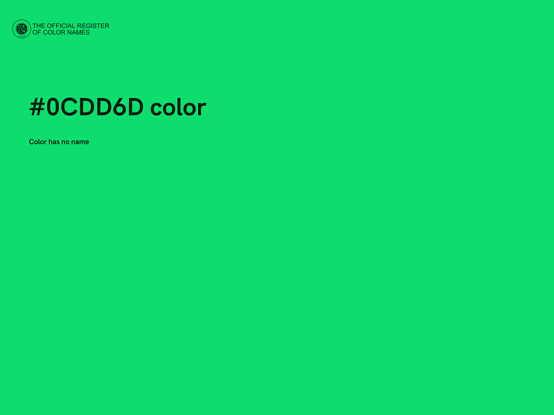 #0CDD6D color image
