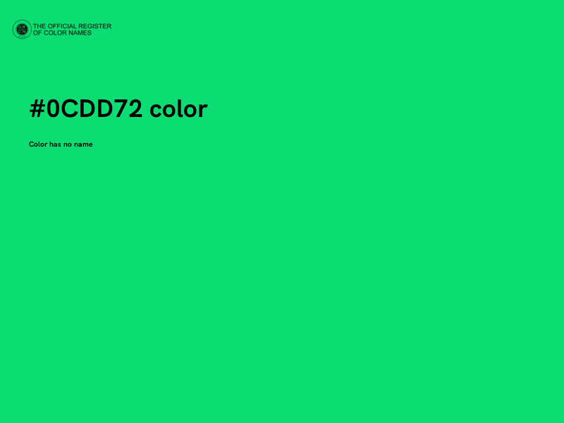 #0CDD72 color image