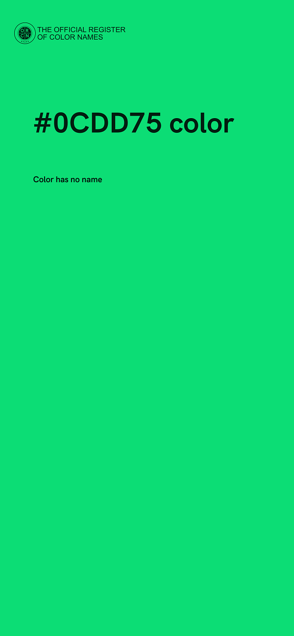 #0CDD75 color image