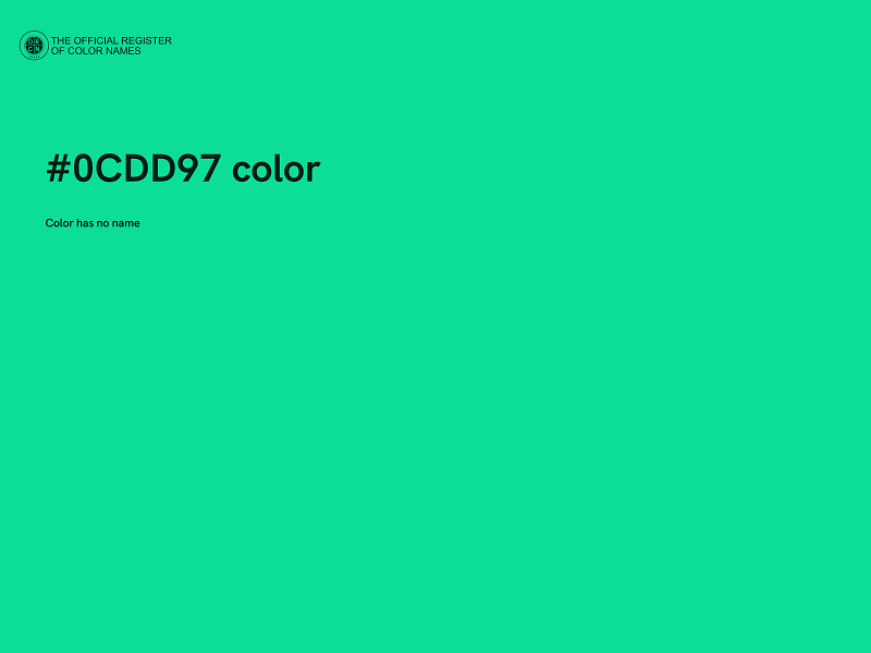 #0CDD97 color image