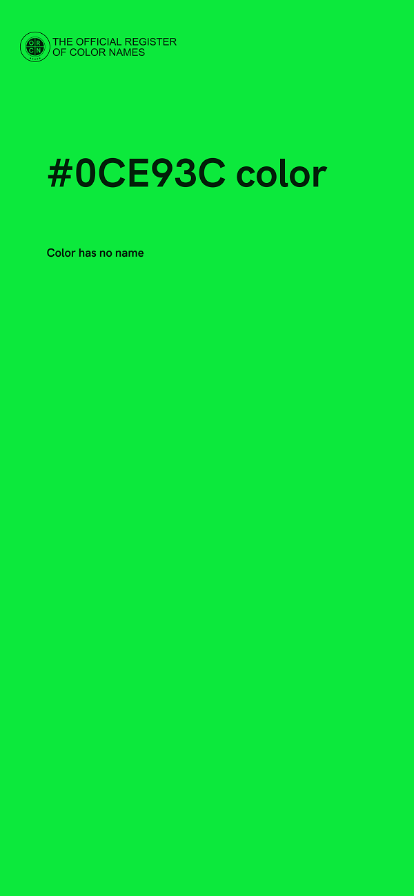 #0CE93C color image