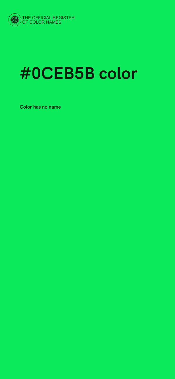 #0CEB5B color image