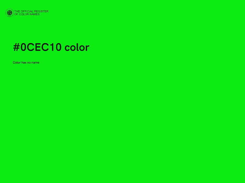 #0CEC10 color image