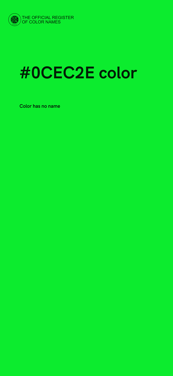 #0CEC2E color image