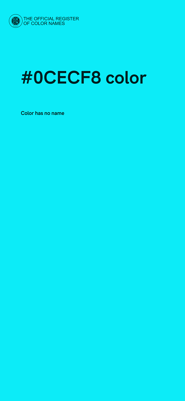 #0CECF8 color image