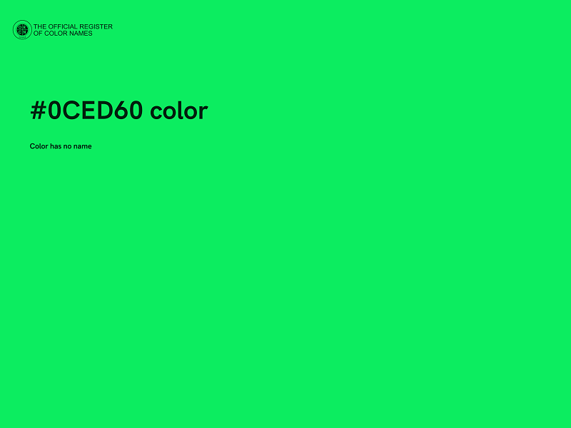 #0CED60 color image