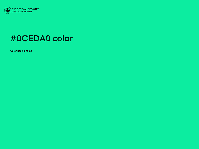 #0CEDA0 color image