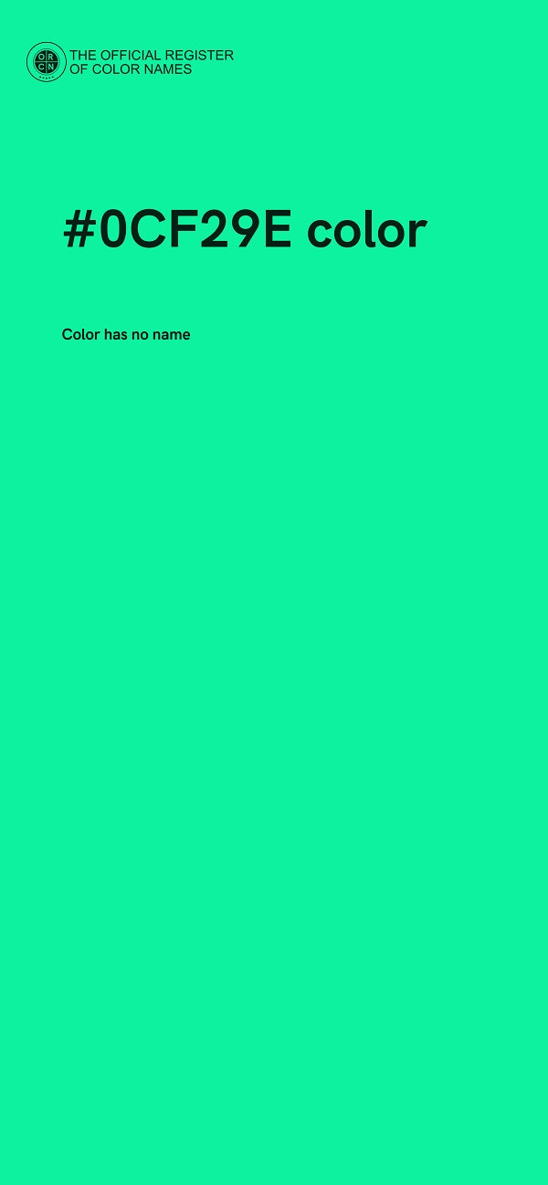 #0CF29E color image