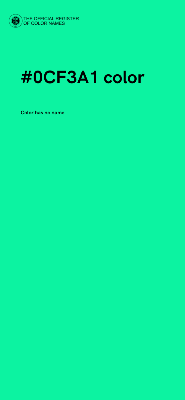 #0CF3A1 color image