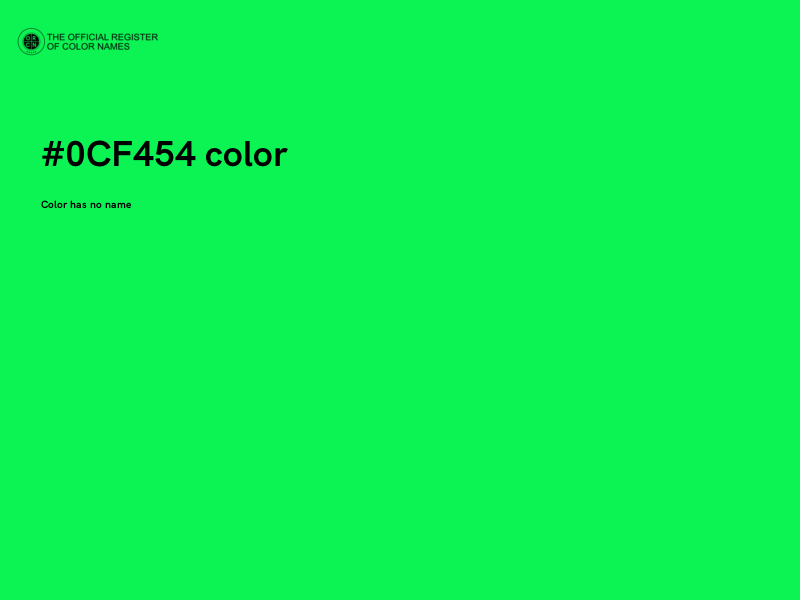 #0CF454 color image