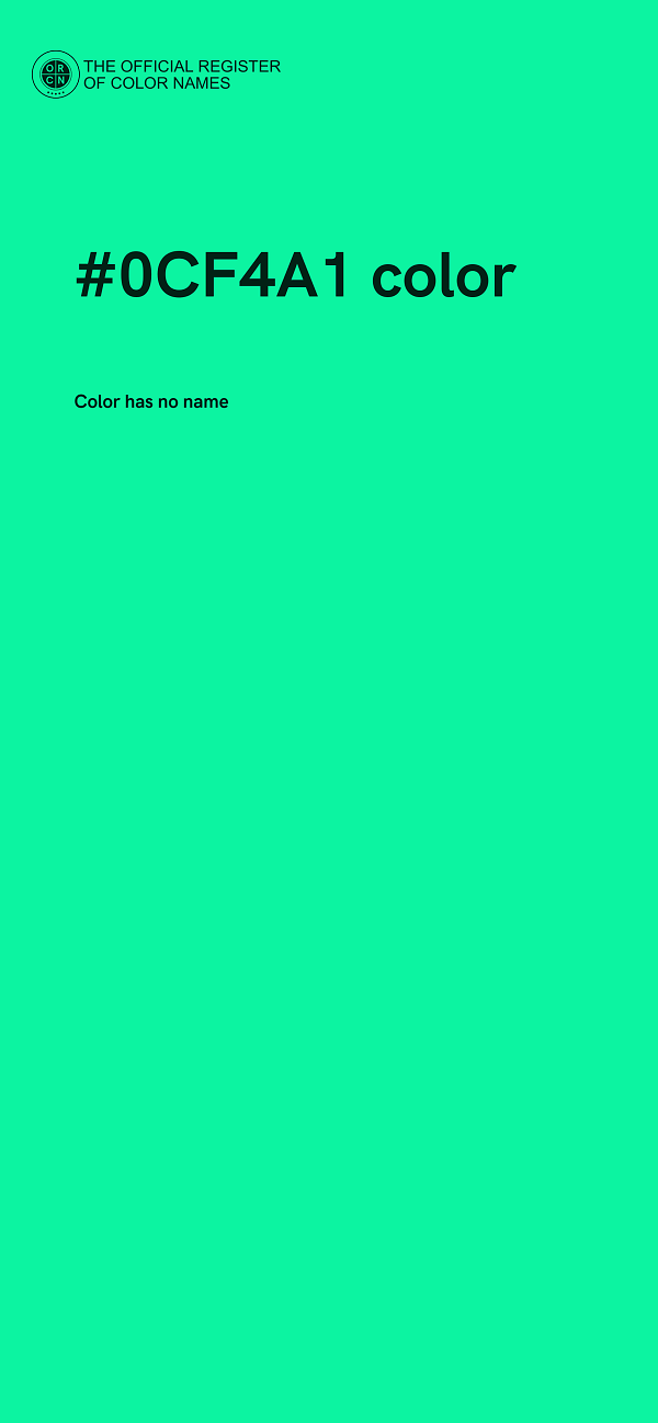 #0CF4A1 color image