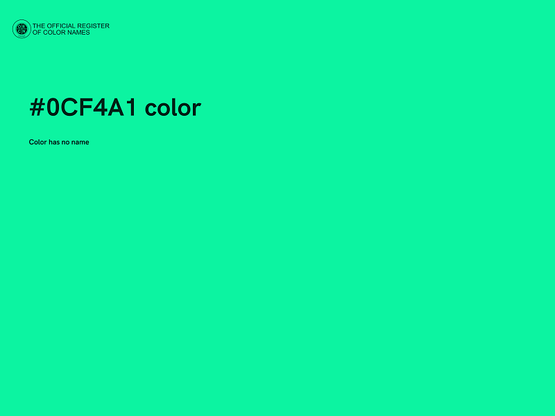 #0CF4A1 color image
