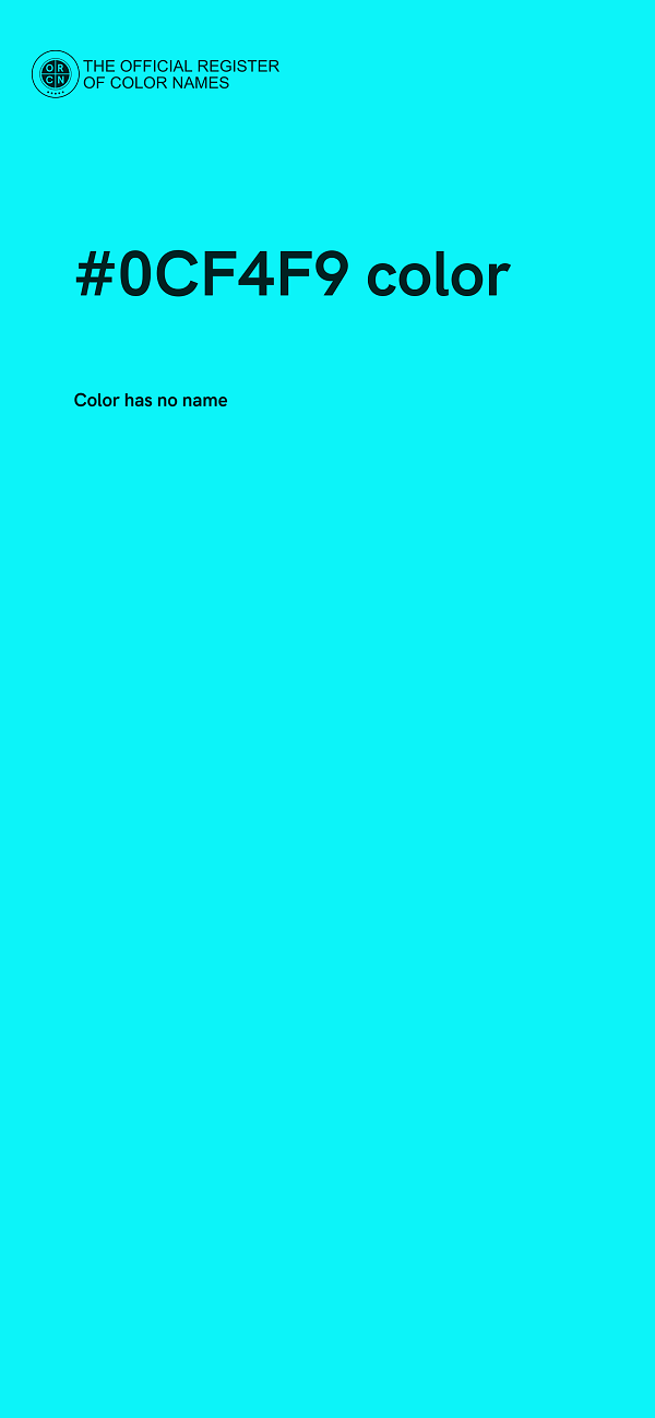#0CF4F9 color image